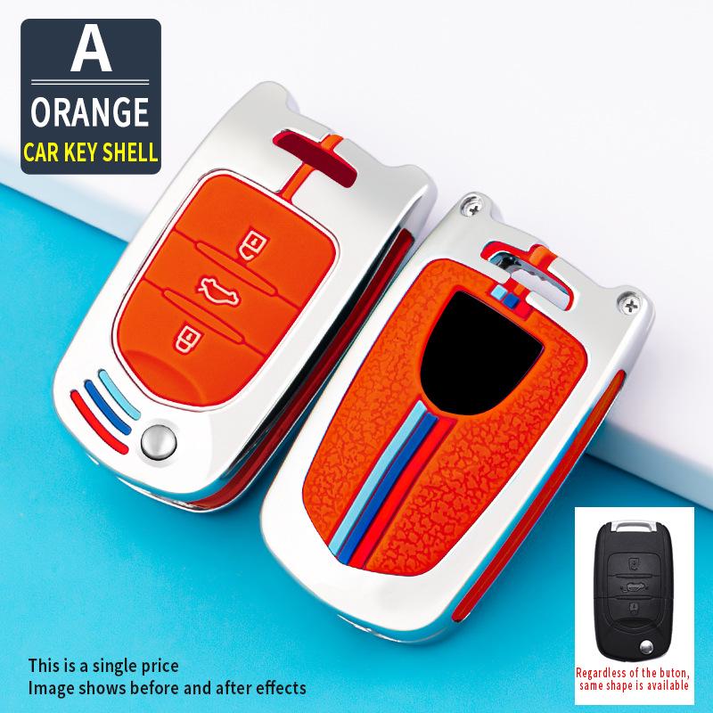 Luxury Key Case for Baojun 510/730/560/530/360/310W - Men's High-Grade Car Shell & Buckle Set