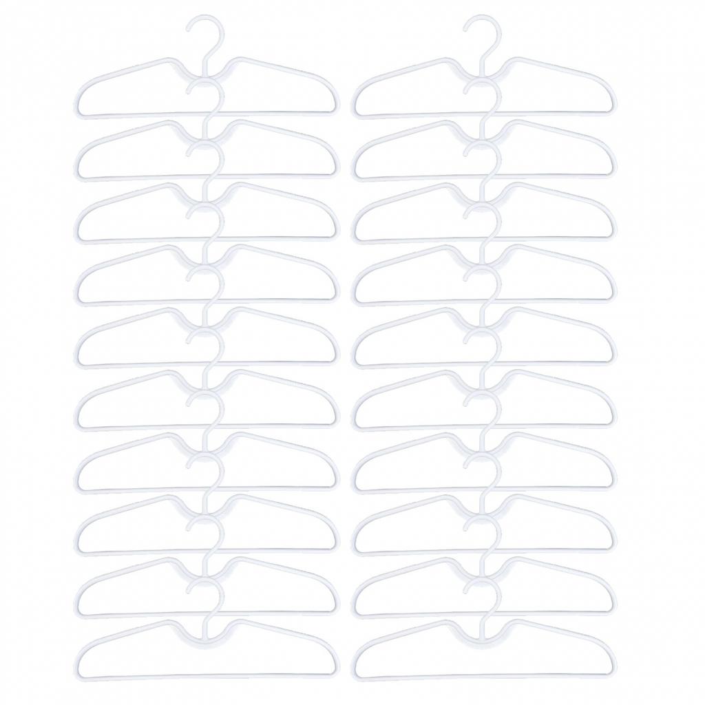 Umerașe Antiderapante Gât Scurt Pachet de 10 Organizare Eficientă a Dulapului