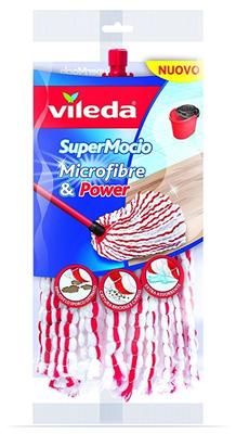 Vileda Supermocio Microfibre & Power Mop Remplacement - Bhp Hic 3730