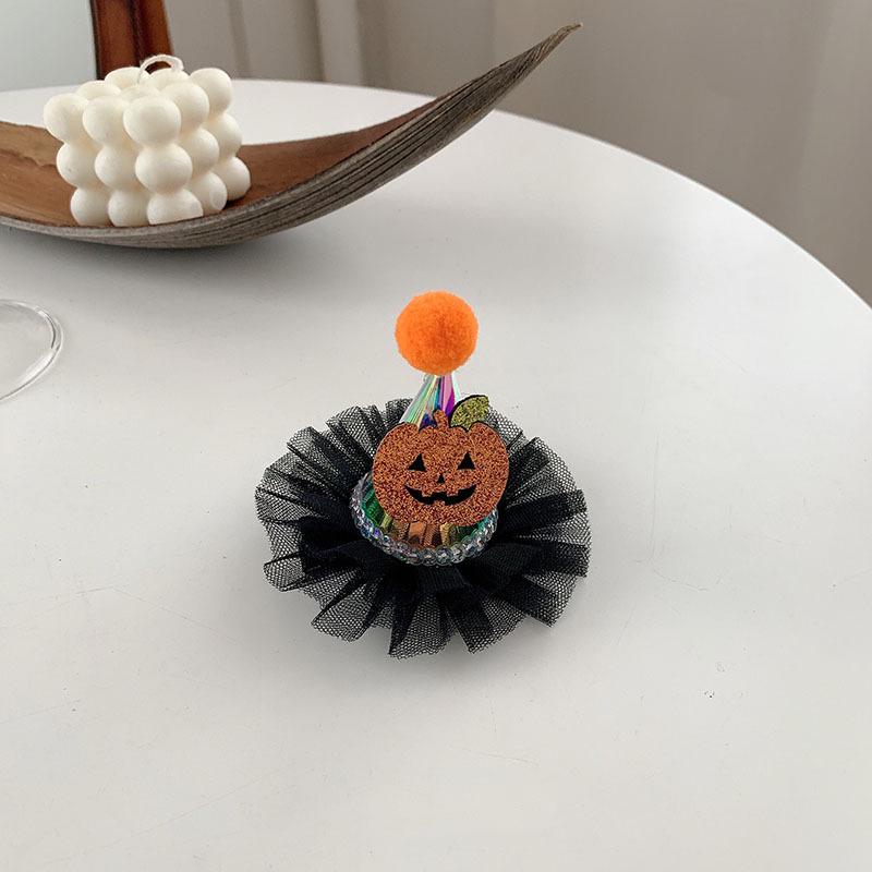Bandeau Citrouille d'Halloween Squelettique & Pinces à Cheveux Mignonnes pour Enfants