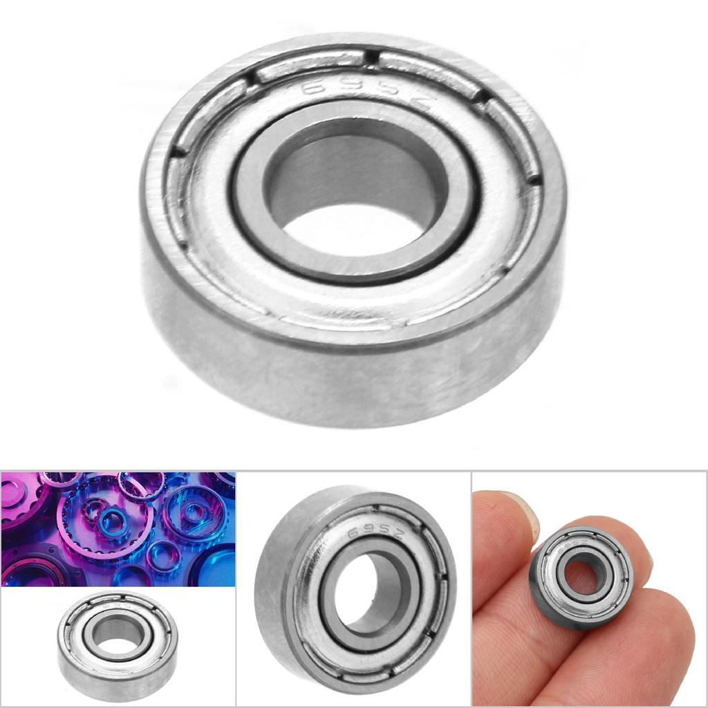 10pcs High Speed Bearing Steel Double Sided Seal Deep Groove Single Column Ball Bearing(695ZZ)