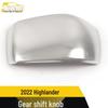 Highlander Shift Knob Decorative Stickers & Stainless Steel Console Cover