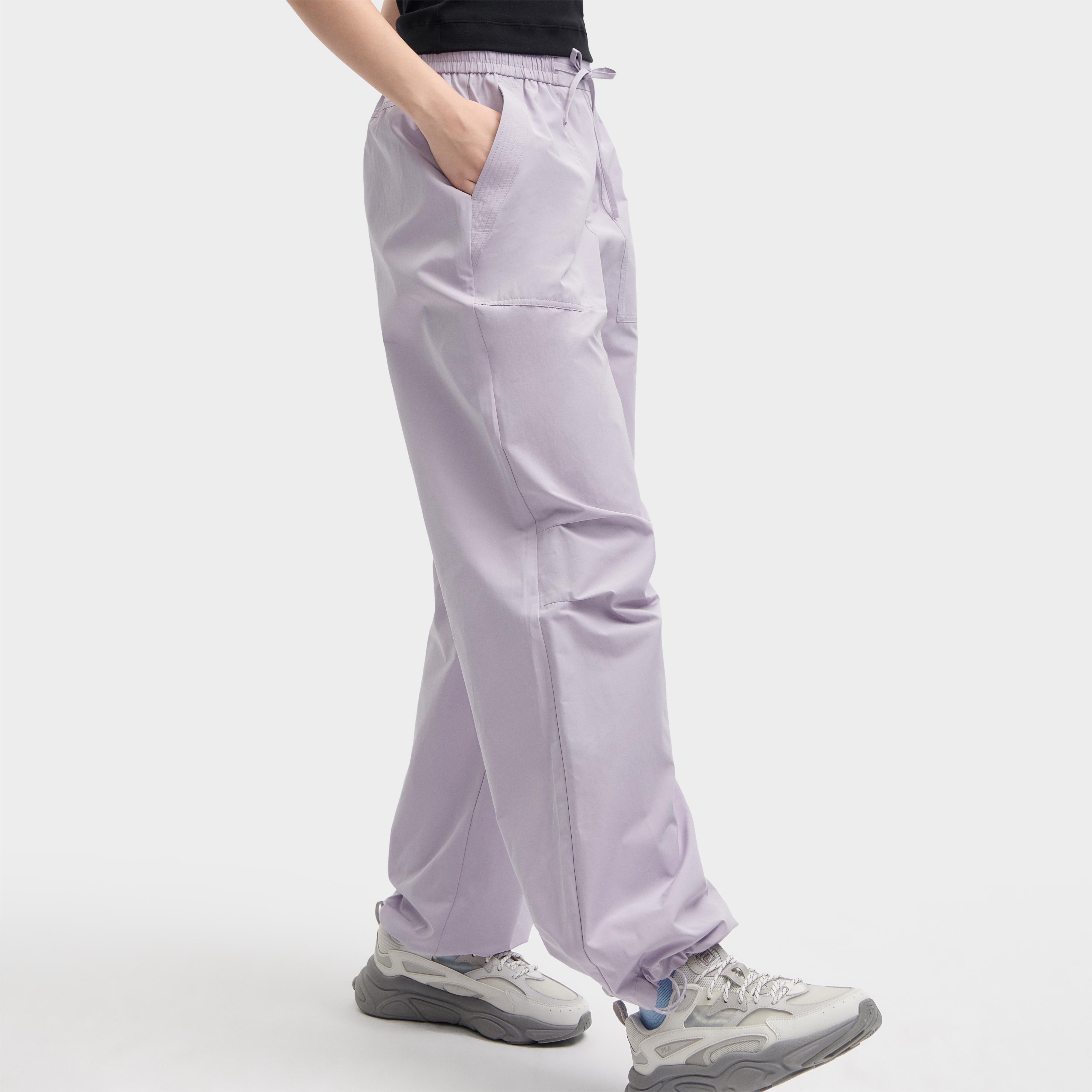 

Новые повседневные брюки FILA женские светло-кремовые фиолетовые F11W429801FPU 170/70A/L