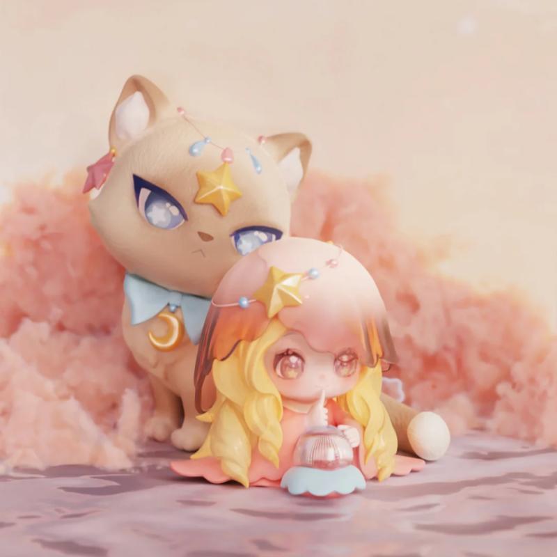 Latest Sweet Emilya Kitten Companion Seriestrendy Plaything Figurine Cute Female  Birthday Present Collectible Present Ornament