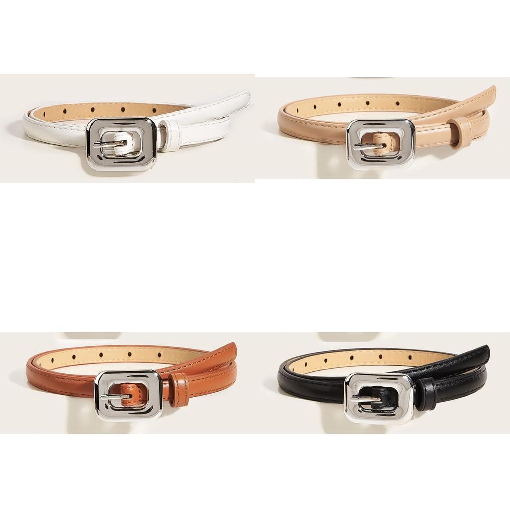 Pu Fashion Womens Leather Belt With Alloy Buckle For Casual Office Wear Fashion
