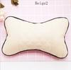 Premium Leather Travel Car Seat Headrest Pillow With Superior Neck Support And Comfort