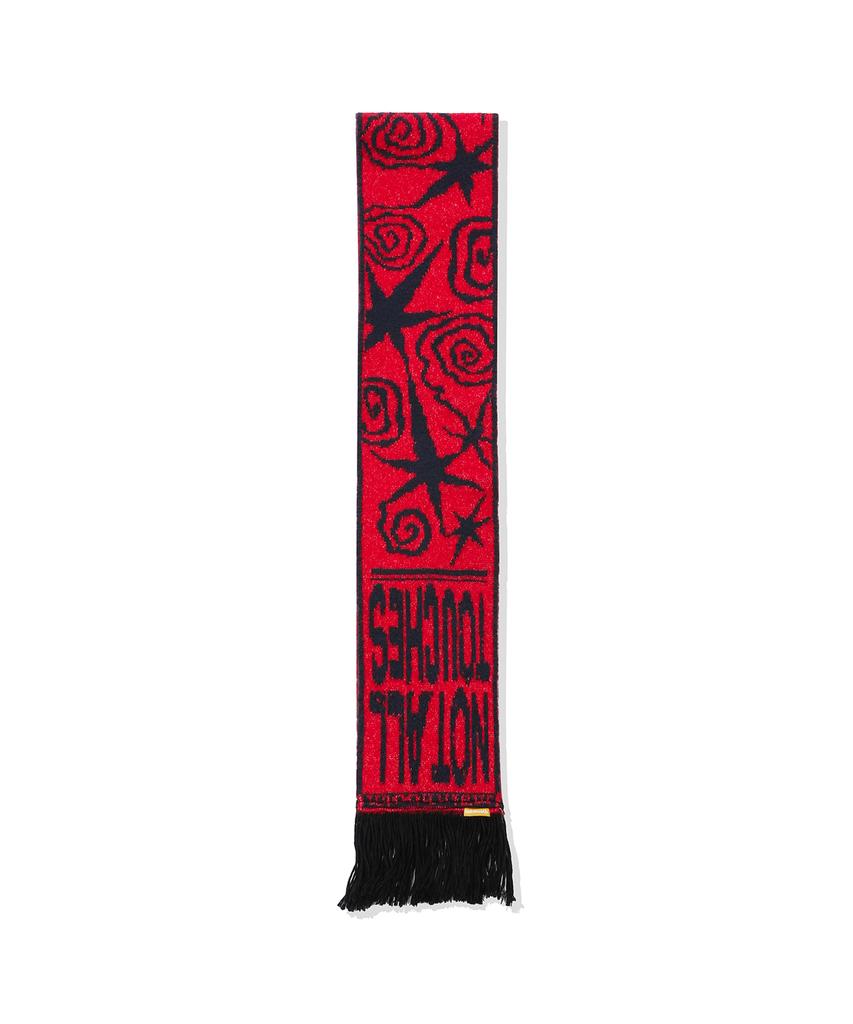 MAINBOOTH Touchless Tassel Muffler(Red)