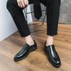 Men's Wedding Party Shoes comfort Slip on loafer Luxury men's  Office outdoor casual black brown Plus size shoes 38-46