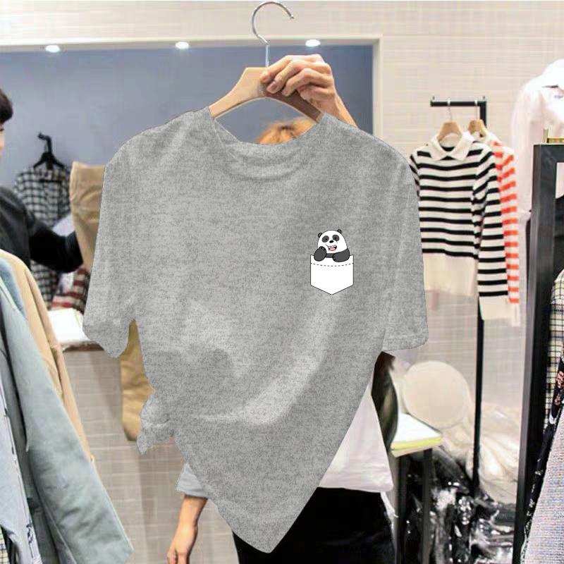 Cotton Unisex T Shirt for Women Korean Fashion Loose Teen Oversized Plus Size Tops On Sale Printed Graphic Os