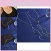 Luxurious Multi-wear Snake Chain Necklace In Gold And Silver For Trendy Women Fashion