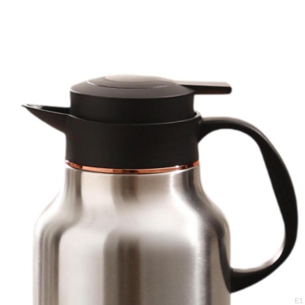 Vakuumisolerad kanna kaffekanna med handtag varmvattenkanna termisk för helgdag studenthem
