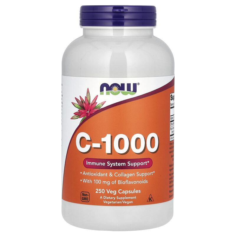 C-1000 with Bioflavonoids, 250 Veg Capsules