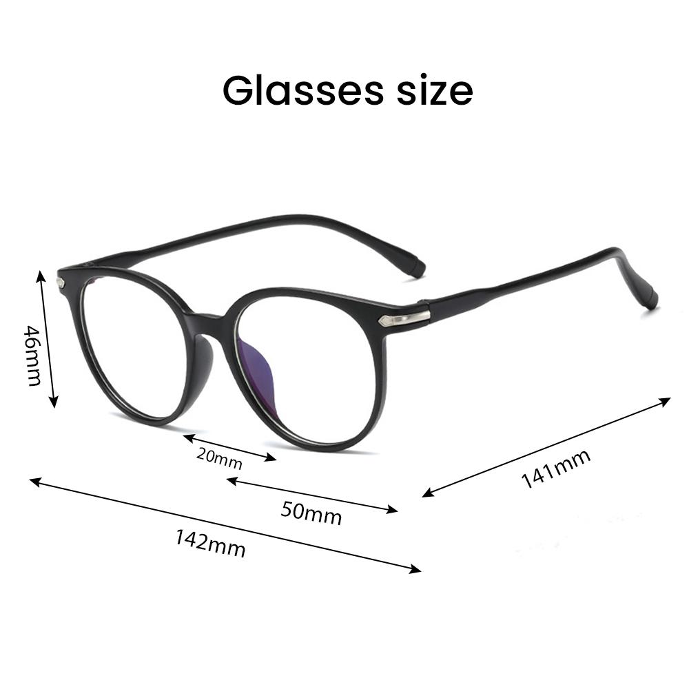 Horn Rimmed Gaming Glasses Clear Lens Blue Light Blocking Glasses For Home Office School