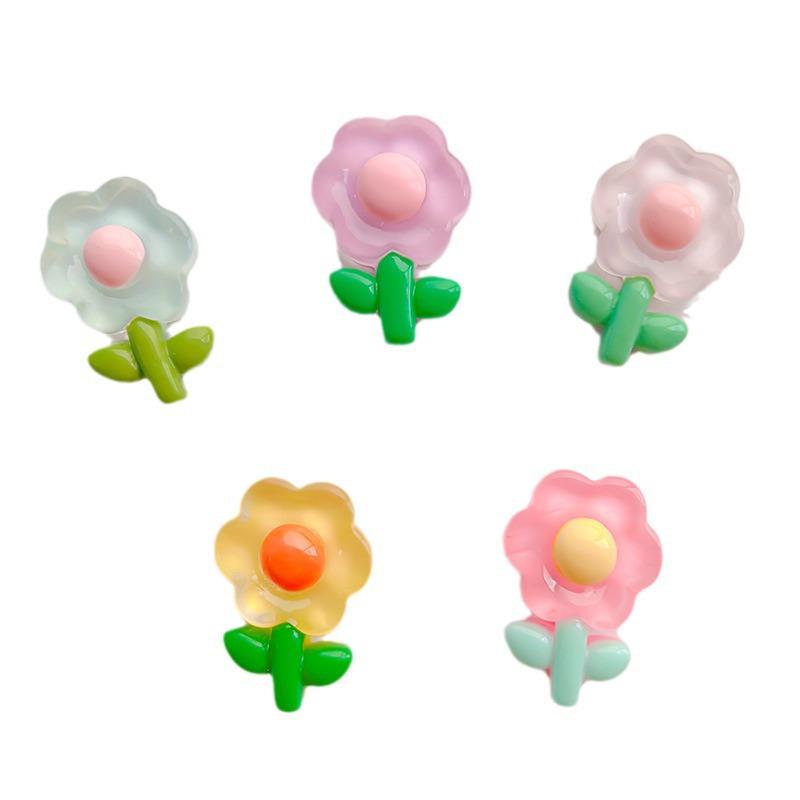 DIY Floral Resin Cartoon Accessories: Handmade Magnets, Hairpins & Phone Case Cream Glue