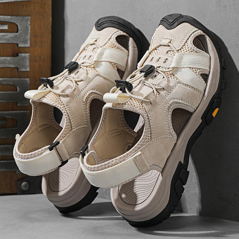 Moda Nuovi Arrivi Scarpe Casual Estive da Uomo Sandali da Esterno per Uomo Comodi Sandali Bassi da Spiaggia Traforati Sandali Romani Asciugatura Rapida Sandali Traspiranti