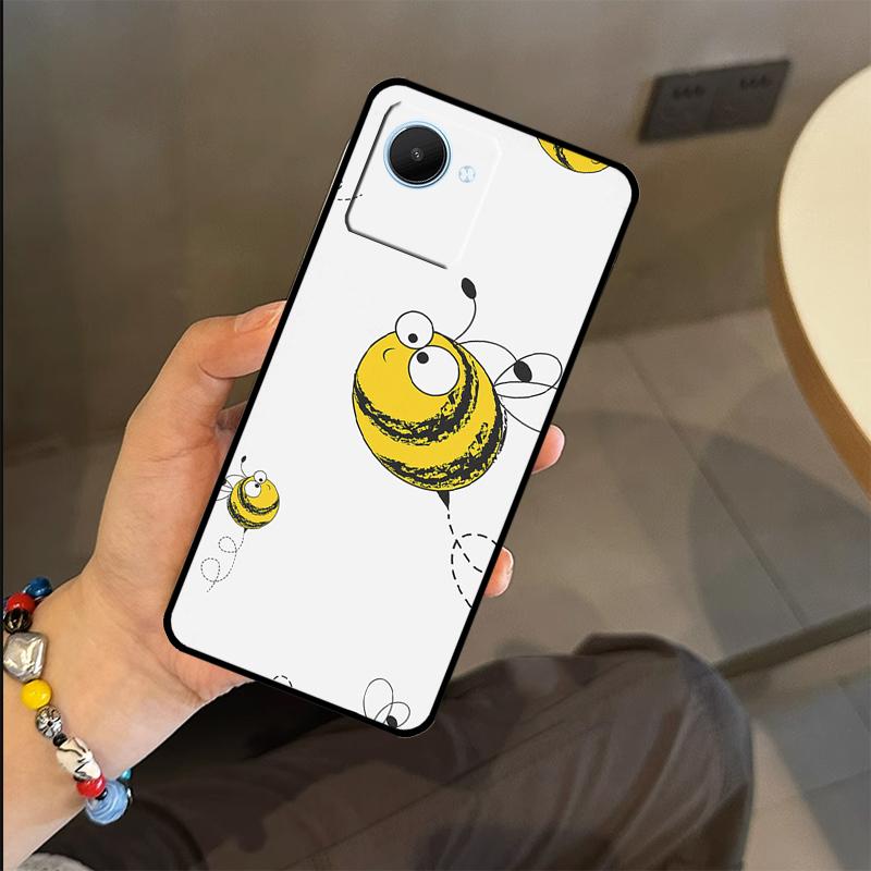 

Bee Honey Case For Realme C53 C55 C51 C25 C63 C61 C65 C67 C71 C75 GT6 GT7 Pro 11 12 13 14 15 Pro Plus Realme C55