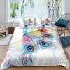 Peacock Duvet Cover Abstract Bird Exquisite Tail Pavo Cristatus Indigenous Home Decorative Bedding Avocado Green for Women Gifts