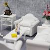 1 Set 45669 Dollhouse Sofa Kit Smooth Edge DIY Living Room Set Dollhouse