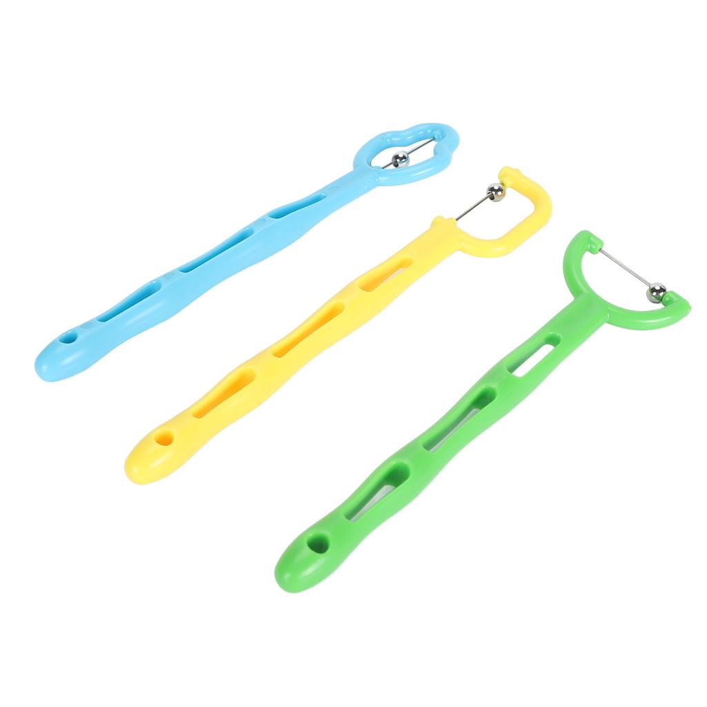 3 Pieces Tongue Tip Exercise Set Improve Flexibility Lateralization Lifting Oral Muscle Training Tool for Slurred Speech