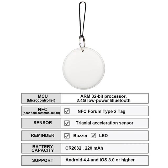 Kablosuz Mini GPS Takip Cihazı Kayıp Önleme Alarmı Anahtar Çocuk Çanta Cüzdan Bulucu Bluetooth Uygulaması GPS Konumlandırıcı Akıllı Etiket iPhone Android İçin