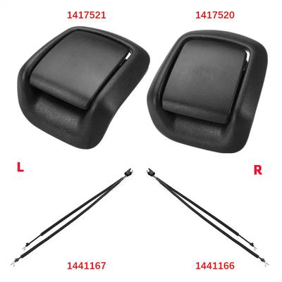 Links/Rechts Autositz Neigungshebel + Kabel Neigungsverstellknopf für Ford Fiesta MK5 MK6 1417521/1417520/1441167/1441166
