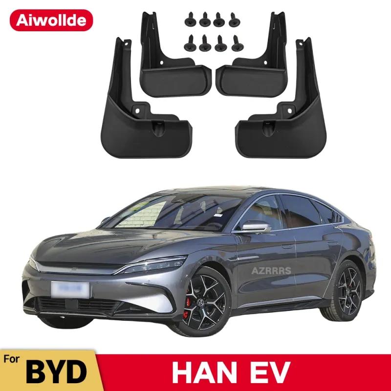 

MudFlaps For HAN EV 2022 2023 Mudguards Mud Flaps Splash Guards Front Rear Wheels Fender Car Accessories 4Pcs