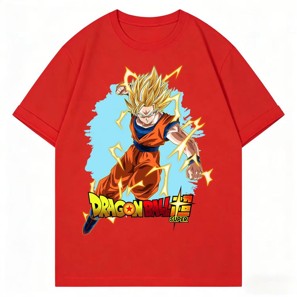 2026 Dragon Ball Goku Tshirt Unisex Anime Ultra Instinct Jiren Graphic Tees Streetwear T Shirts Highquality pure Cotton Tops