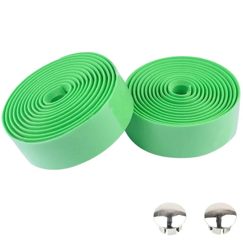 1 pereche de bandă de ghidon pentru bicicletă de drum, respirabilă, anti-alunecare, bandă pentru bicicletă cu burete, camuflaj, absorbant șoc, mâner, accesorii MTB