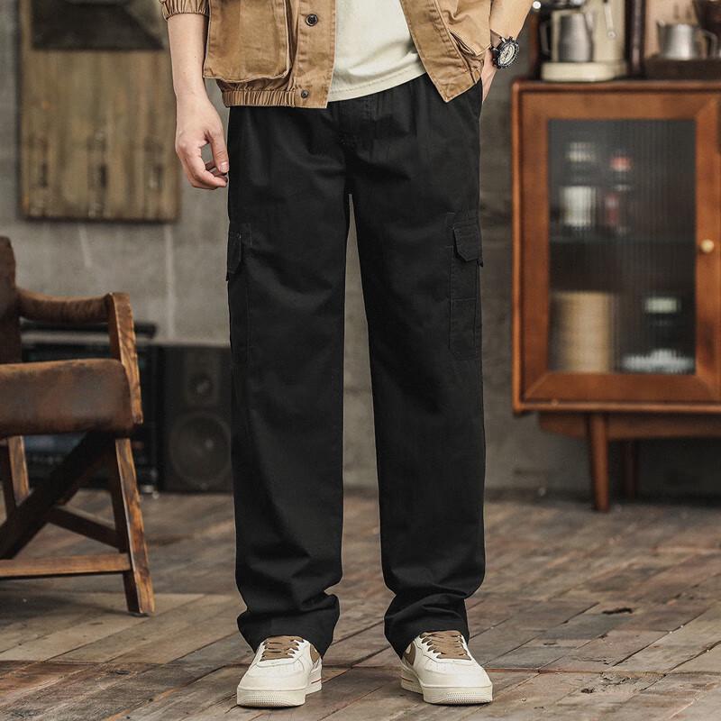 POUM Men's American Style Cotton Cargo Pants