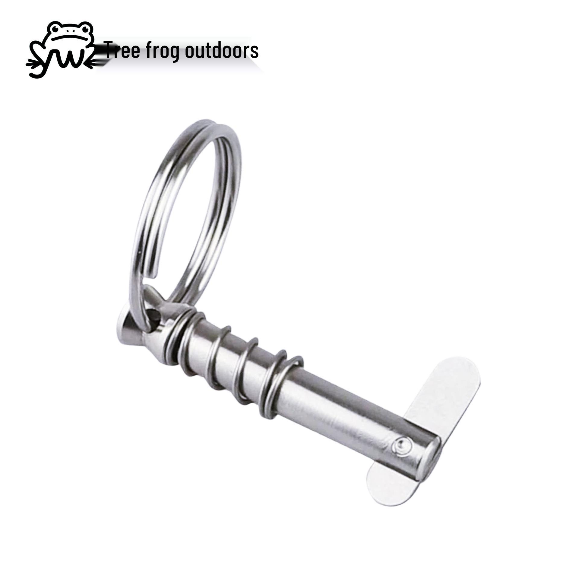 316 Stainless Steel Automatic Locking Quick Pin with Pull Ring and Spring Ejector - Marine Hardware