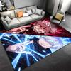 Duel of Flames and Frost Anime Style Carpet Suitable for use as an anti-slip game mat for living room and bedroom sofas