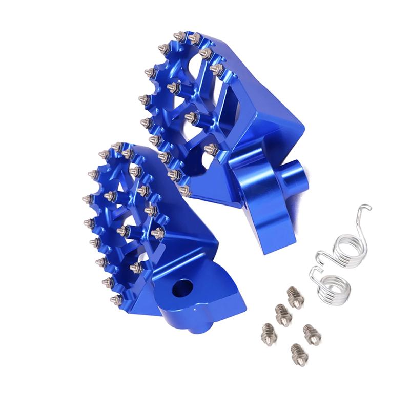 NEW-Motorcycle CNC Foot Pegs For YZ65 YZ85 Rests Footpegs Footrests Rests Footpegs Footrests For Anti-Slip Foot Pe
