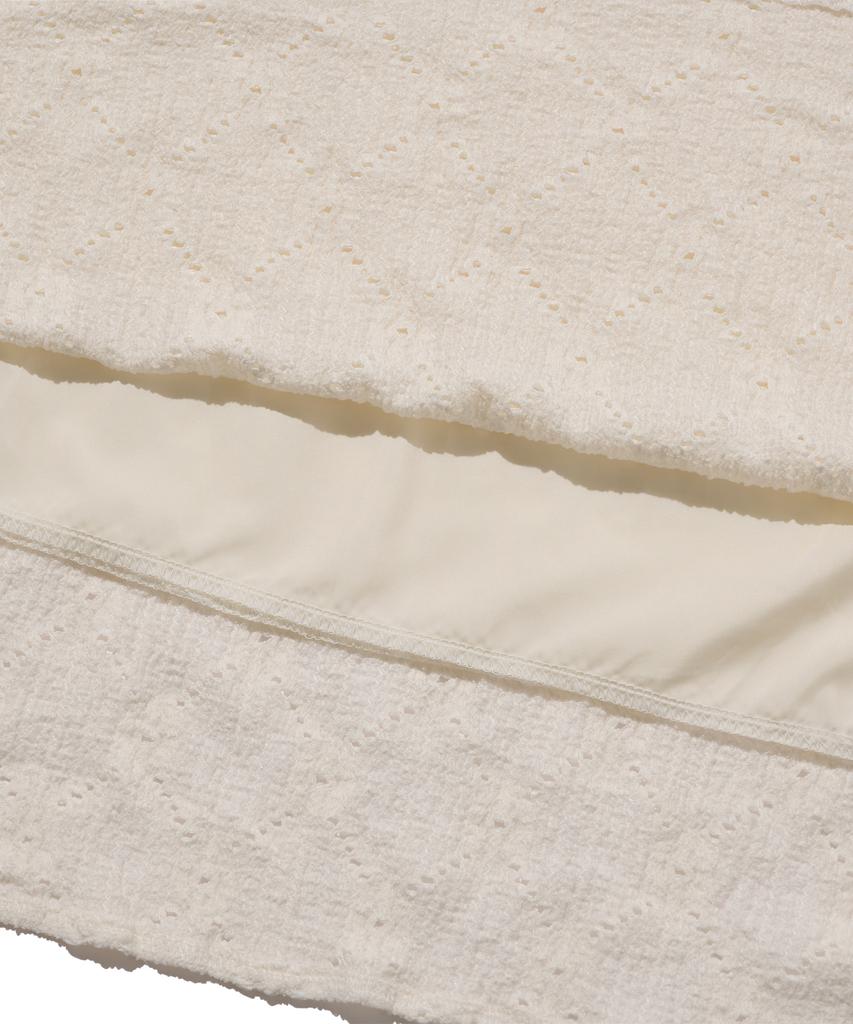 Cargo Bros For Woman Lace Layered Long Dress (Ivory)