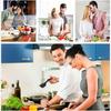 Spatule Pince Multifonction Antiadhésive 2-en-1 Spatule en Silicone Pince à Saisir et Retourner Résistante à la Chaleur Cuisine Maison Cuisson Steak Crêpe Œuf Spatule Pince