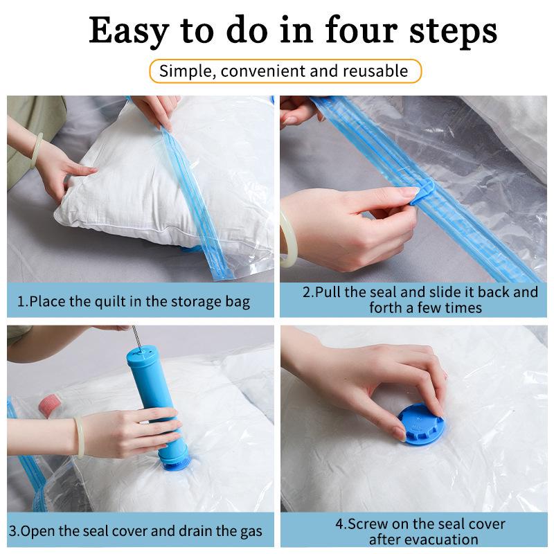 Extra Large Thick Vacuum Compression Storage Bag for Quilts & Jackets