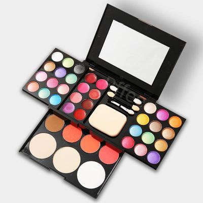 39 Farben Matt Glitzer Lidschatten Lippenstift Rouge Foundation Palette Make-up Bühnenauftritt Kosmetik Lidschatten