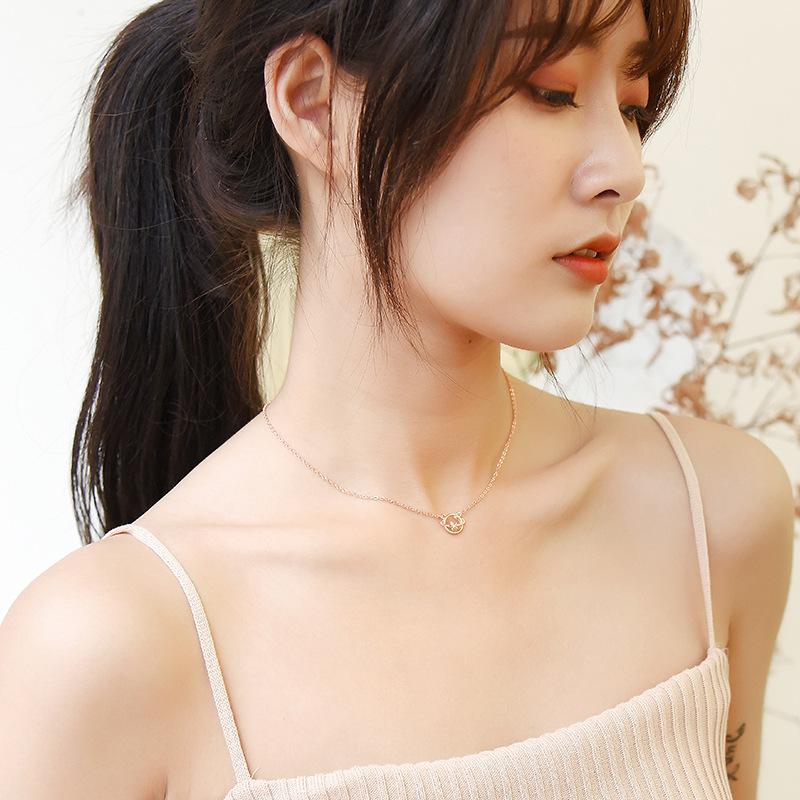 Xiaohongshu Same Necklace Female Dream Planet Collarbone Chain Fashion Temperament Simple Neck Chain Female