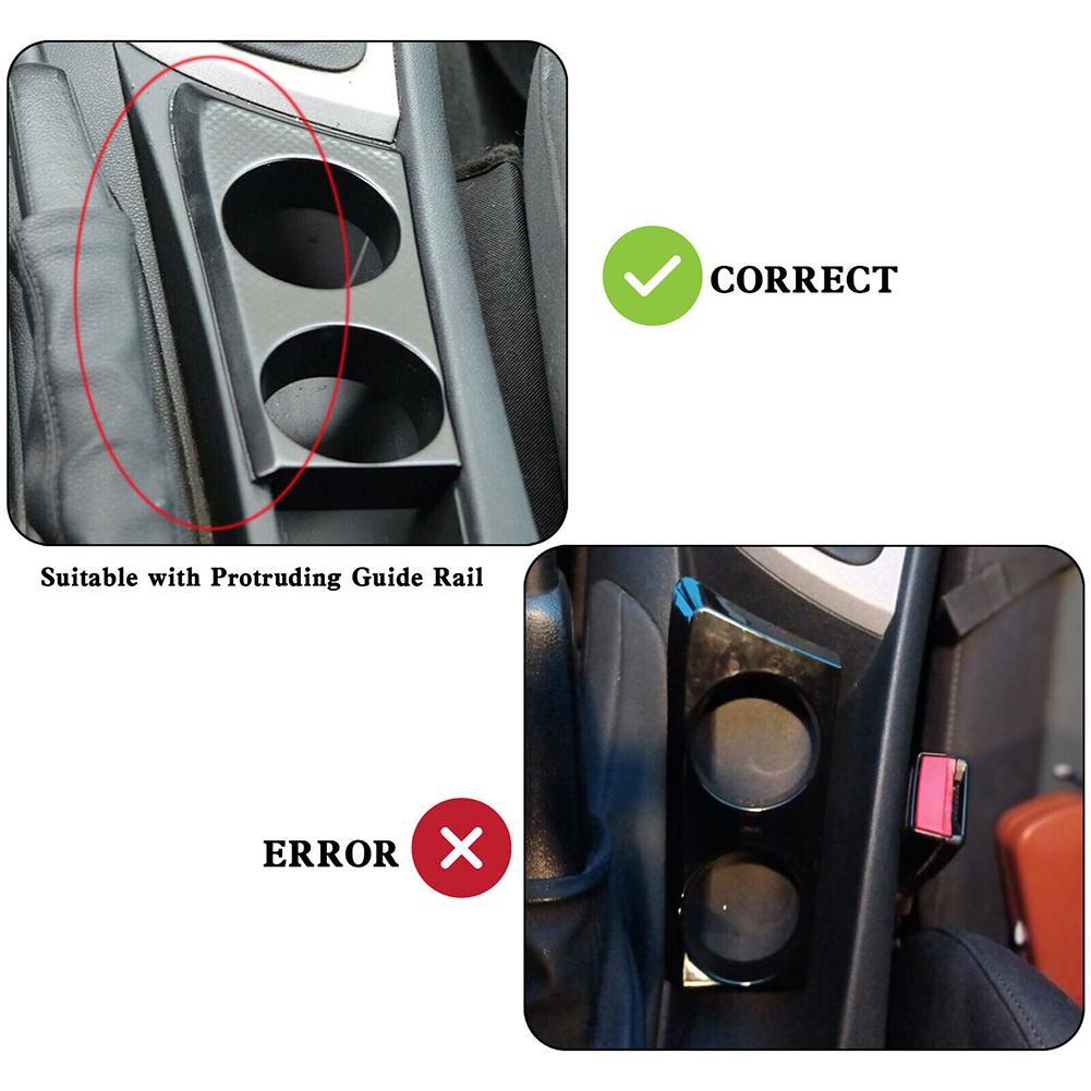 For BMW 1 Series E87 E81 E82 E88 Center Cup Holder Matte Black Right Hand Car Cup Holder Car Windshield Lateral Cup