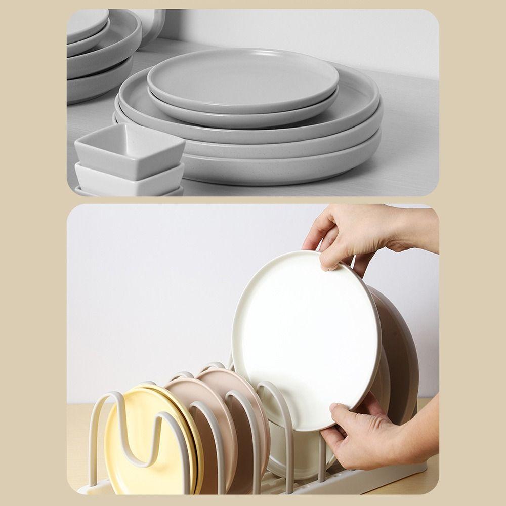 Sturdy Dish Drying Rack Multi-purpose Kitchen Shelf New Pot Lid Holder  Kitchen Storage Organizer