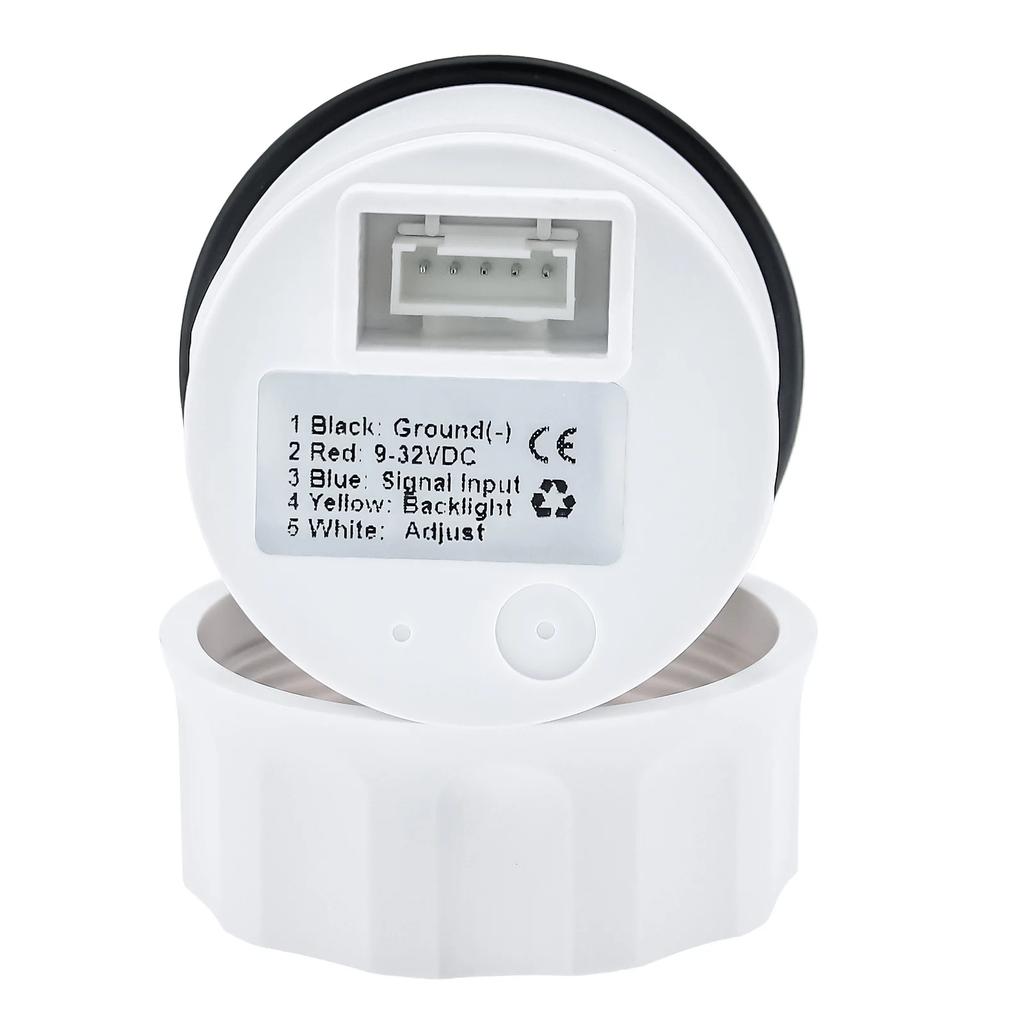 7-color Backlight LED Digital Water Temp Meter With Coolant Temperature Sensors Digital Pointer Car Gauge With Alarm