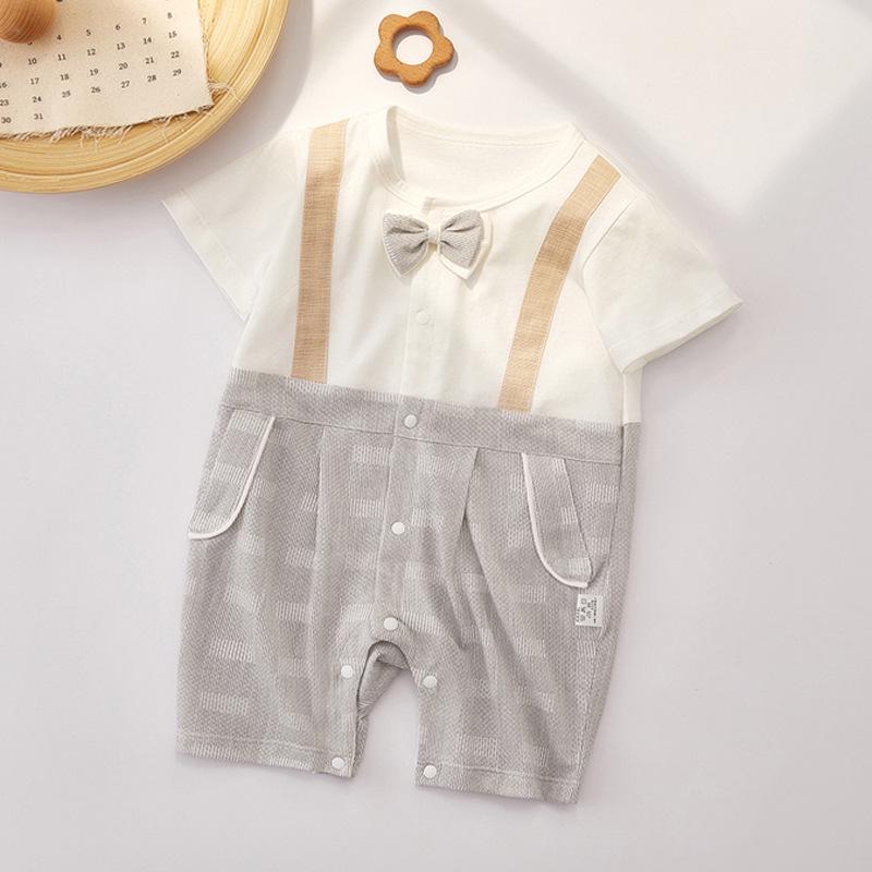 Newborn Summer Short Sleeve Romper Jumpsuit - Thin Style Baby Clothing