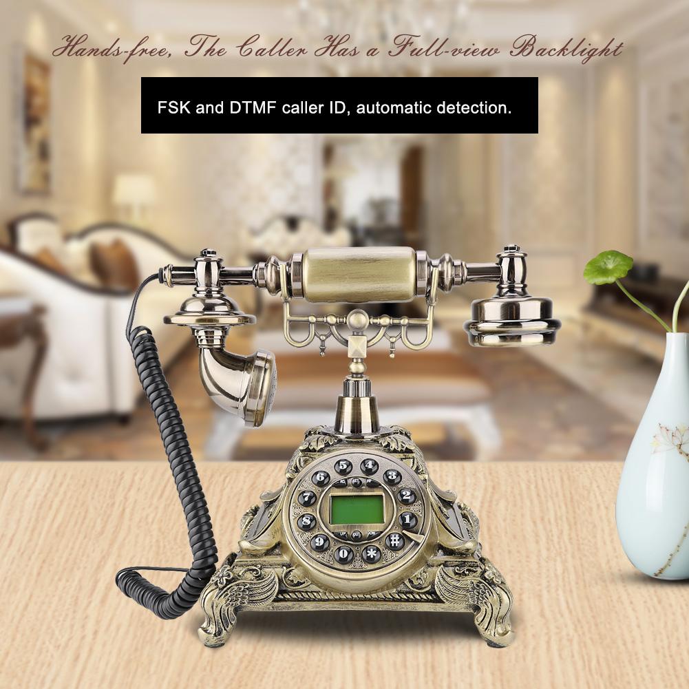 MS-5501A Vintage Retro Evropský styl imitace starožitného telefonu pro domácí kancelář