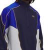 Under Armour Best Level Tricot Comfortable Skin-Friendly Trendy Color Block Brand Logo Jacket Men Jacket Navy-Blue 6000655-410
