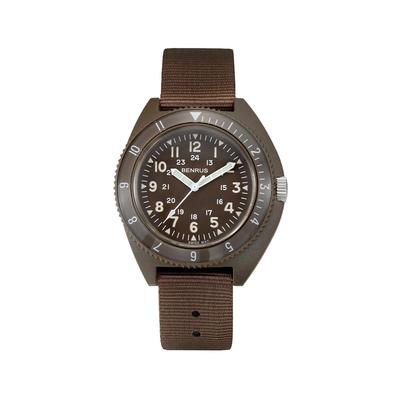 Pulkstenis Brown [Benrus] TYPE3-OLIVE vīriešu