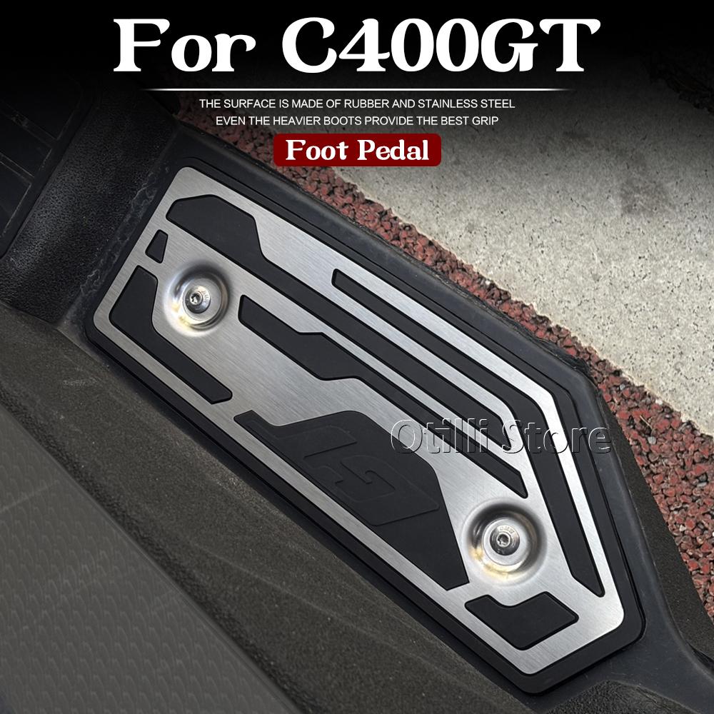 Per BMW C400GT C 400 GT C400 GT 2025 Pedale Poggiapiedi per Moto Pedanella Metallica Kit Pedane Tappetini Pedane Gomma Accessori
