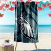 PHI Eagles Print Strandtuch, Großes Weiches Schnelltrocknendes Handtuch für Strand Camping Schwimmen