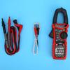 AC DC Mini Digital Clamp Meter for Measuring Voltage AC Current Non-Contact Continuity Tester 6000 Counts Readout Multimeter for Workshop(HT206D)