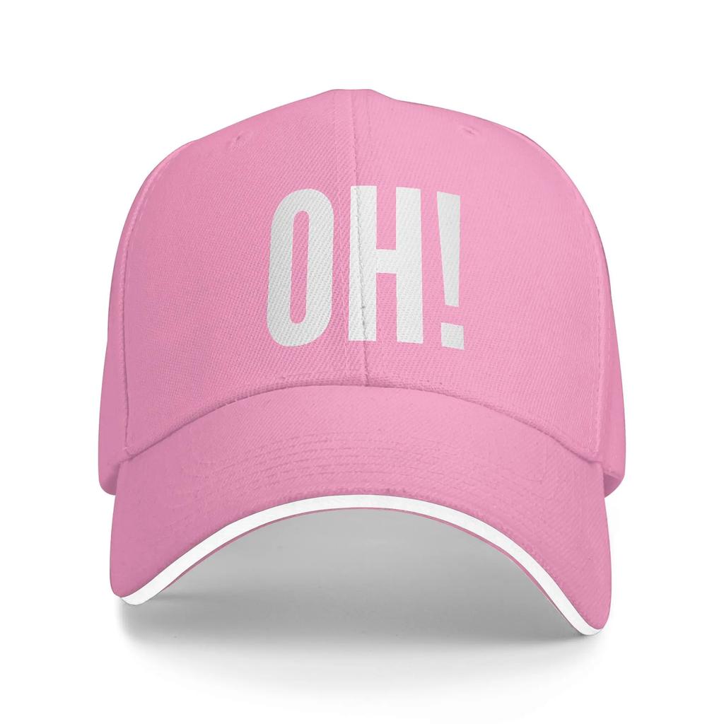 Art Letter Printed Oh Baseball Cap  Fashion Hip Hop Hats Summer Unisex Men Outdoor Gym Baseball Caps