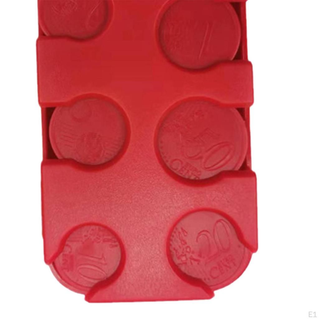 Dispenser Storage Box 1 Cent, 2 5 10 20 50 Cents, Euro And Lidded