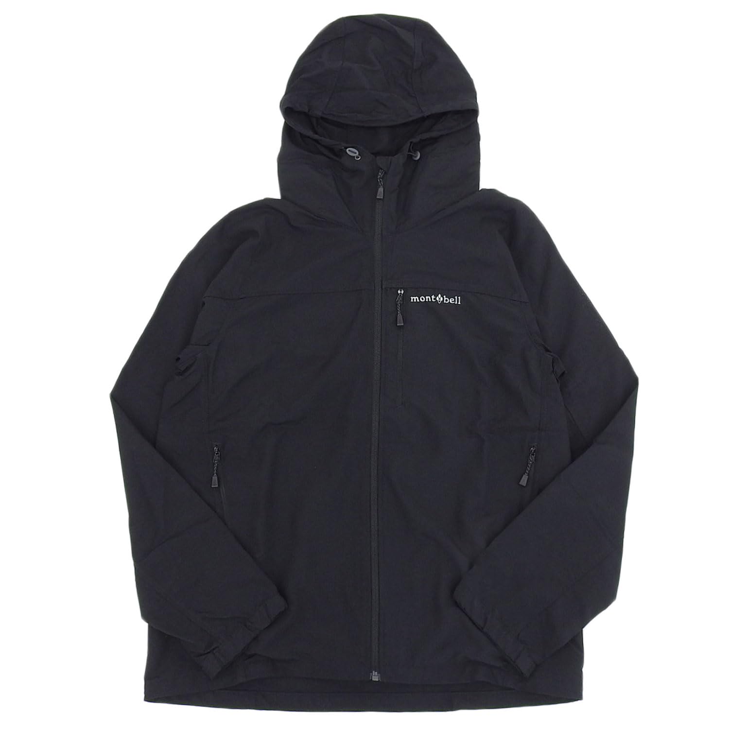 montbell od parka men s windbreaker jacket nylon 1103320 black/l